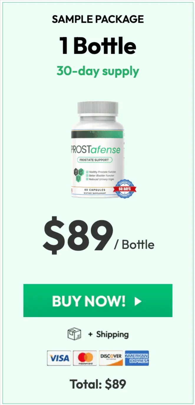Prostafense price 1 bottle